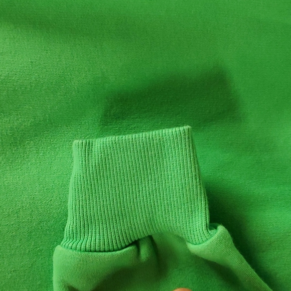 Woman's Sweatshirt Vibrant Green - Picture 2 of 6